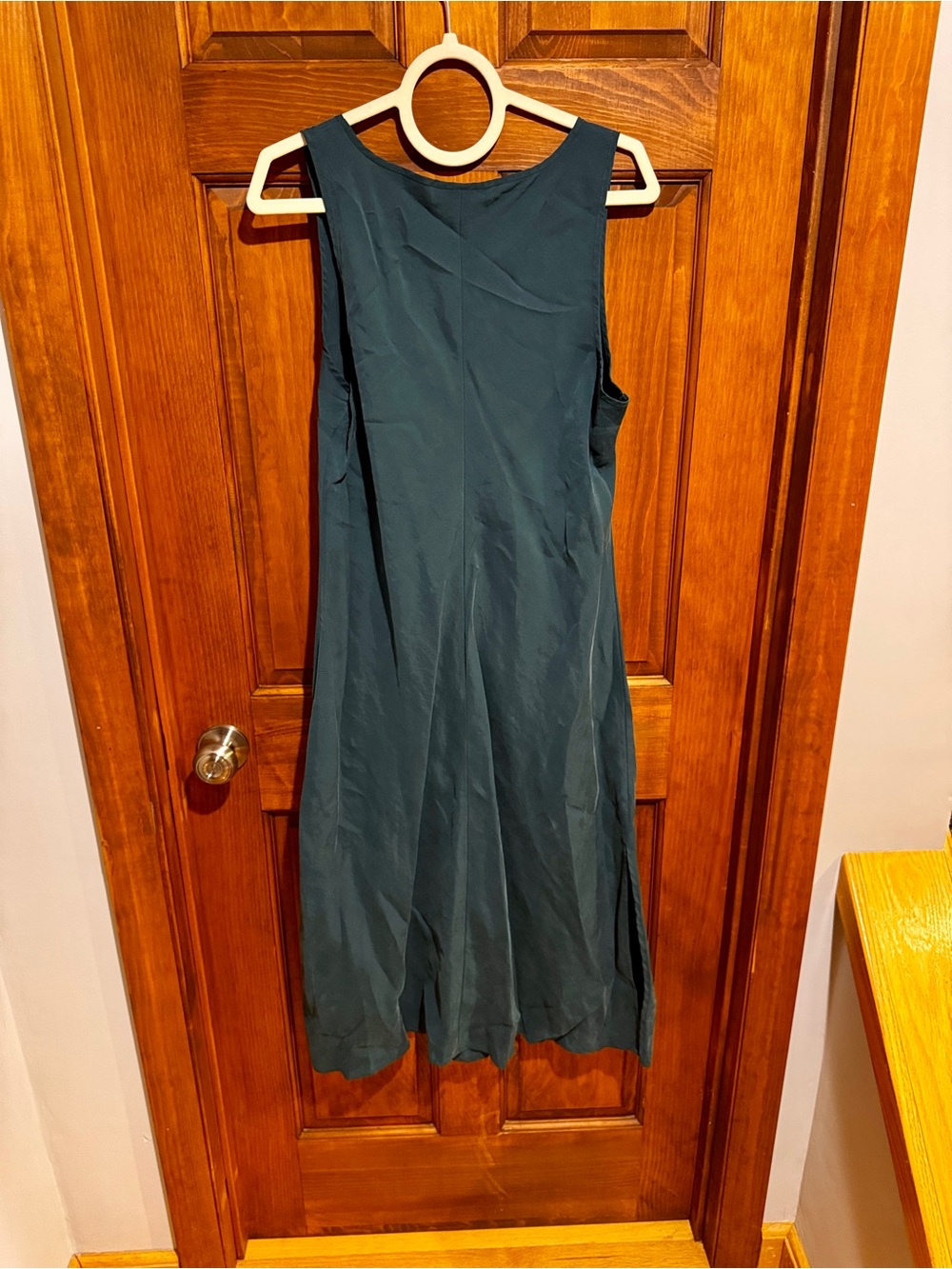 Universal Thread Teal Scoop Neck Midi Tank Dress - Picture 3 of 9